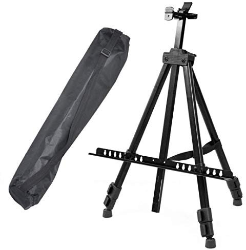 ADEPTNA Heavy Duty Artist Field Studio Painting Easel Tripod Display Telescopic White Board Stand