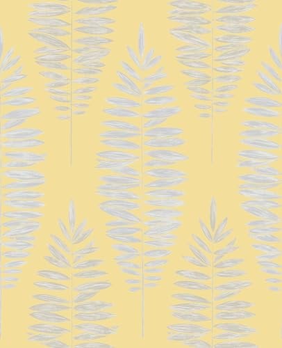 Boutique Yellow Lucia Wallpaper