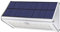 CAIYUE Lampada solare Applique per esterni- IP65 Impermeabile 4500mAh 46 LED Sensore di movimento in lega di alluminio Adatto per, cortile, giardino, portico, recinto (Luce bianca)