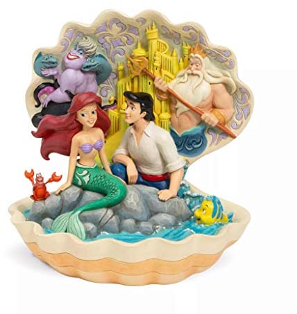 Disney Traditions Seashell Scenario Figurine