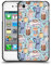 Head Case Designs Officially Licensed Micklyn Le Feuvre Coffee Love On Blue Patterns 2 Black Soft Gel Case Compatible With Apple iPhone 4 / iPhone 4S