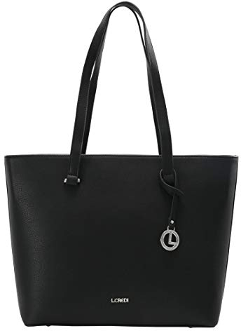 L.CREDI Women's FLIPPA Handbag, schwarz