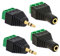 2x Klinken Stecker + 2x Buchsen 3,5mm Adapter > Terminalblock 3 Pin Schraub Klemme Set