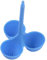 TOSSPER 3 Holes Egg Cooker Silicone Egg Boiler Egg Tray Kitchen Gadgets Egg Rack (blue)