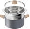 Tefal Faitout 24 cm + panier vapeur, Induction, Revêtement antiadhésif, + Minéraux naturels, Cuisson saine, Thermo-Signal, Fabriqué en France, Natural Force G2669003