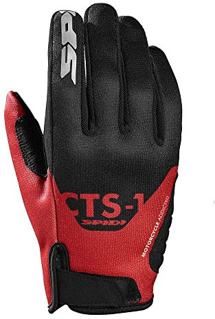 Spidi CTS-1 K3 Motorradhandschuhe Schwarz/Rot L