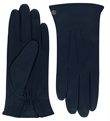 Röckl Damen Tallinn Touch Lederhandschuhe, Classic Navy, 8.5
