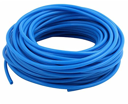 ETOPARS 5 Mètres Tuyau Pneumatique Polyuréthane PU Tuyau Compresseur d'air Tube Haute Pression Pompe Flexible Diamètre OD 6mm x ID 4mm Bleu