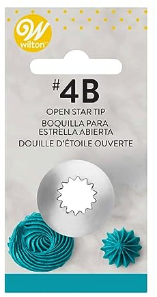 Truc pour décorer les gâteaux en étoile ouverte 4B de Wilton