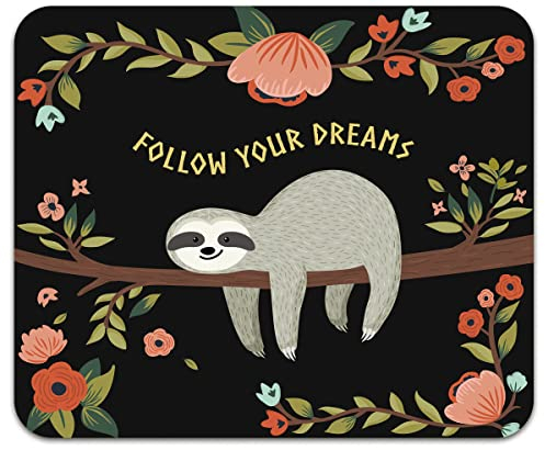 Audimi Cute Mouse Pad, Mouse Mat Non-Slip Rubber Base for Laptop PC Office Working Gaming Mouse Pad 9.5x7.9 Inch (24X20X0.3Cm)