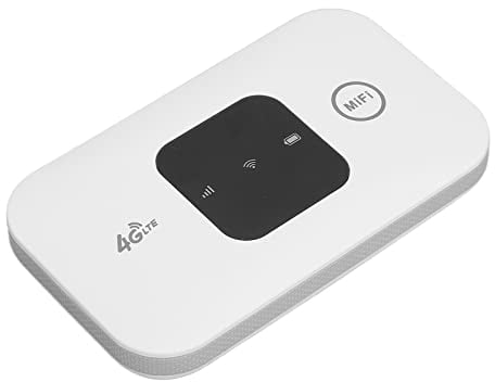 Routeur WiFi Hotspot 4G Portable avec Fente pour Carte Sim Abs Blanc WiFi Portable Haute Vitesse Blanc Portable Petit Routeur WiFi Hotspot Mobile 4G pour Téléphone Portable