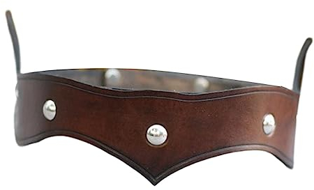 Harilla Wikinger-Kopfbedeckung, Kopfbedeckung, Kostüm, Haarschmuck, Haarband, Stirnband, mittelalterliches Kostümzubehör für Maskerade, Damen, Herren,