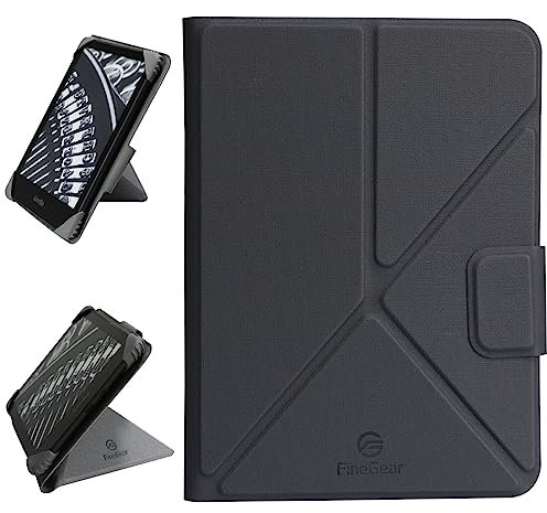 Étui Universel pour 7'' Kindle Colorsoft Signature Edition 2024/7'' Paperwhite 2024/6.8'' Paperwhite 2021, Paysage et Portrait Mode (Noir)