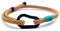 Aloha® Bracciale Moschettone Montagna Scalata Arrampicata Idea regalo Uomo Donna Regolabile Acciaio Silver (Arancione e Azzurro)