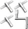 YUBOLDA Drum Keys 3 Pack - Universal Drum Tuning Tool with Speed Key for High Tension Drums, Set of Drum Keys & Wrenches, Multi Tool Drum Keychain, and Drum Key Drill Bit for Perfect Tuning