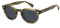 XLAB 8004 Gafas de sol estilo moscot, unisex, 48mm, Verde rayado/Humo