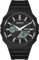 rorios Dual Display Elektronische Uhr Unisex Freizeit Armbanduhr Digital Analog Quarz Uhren Multifunktional Militär Herrenuhren für Herren Damen 50M wasserdichte Schwarz B