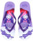 Roffatide Anime Kuromi Infradito per Donne Scivoli Piatti Pantofola Antiscivolo Bagno Doccia Sandali Perizoma Gomma Spiaggia Pantofole Infradito Viola 37-38
