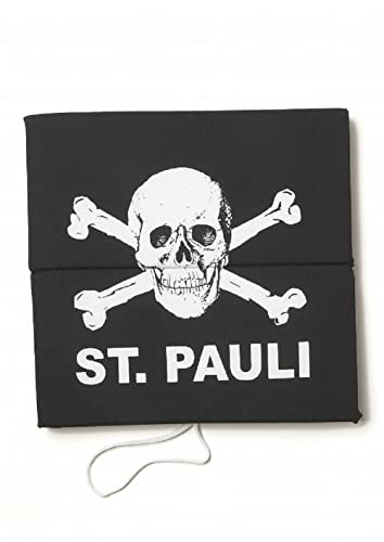 FC St. Pauli Totenkopf Klappsitzkissen (schwarz, one size)