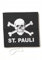 FC St. Pauli Totenkopf Klappsitzkissen (schwarz, one size)