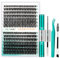 GEMERRY Einzelwimpern-Set 40D/50D Cluster Wimpern 0.07 D Crul 10–18mm Clusters Einzelne Wimpern Wimpernkleber und Applikator DIY Cluster-Wimpernverlängerungs-Set(40+50D-0.07D-10-18mm-Set)