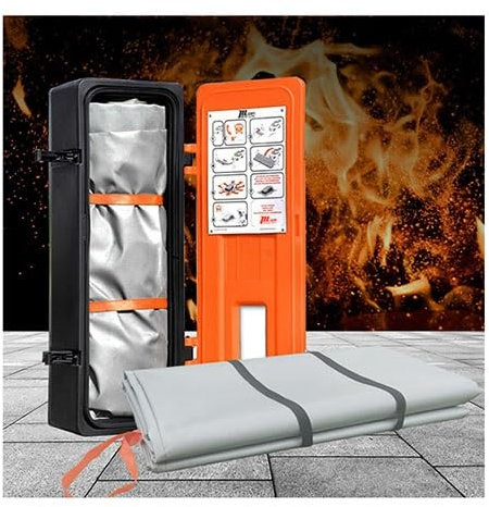 Manta Ignifuga, Emergencia Cobija Extintora, Manta Del Extintor, Manta Ignífuga Manta De Seguridad Contra Incendios For Casa, Cocina, Parrilla, Auto, Depósito(6x8m)