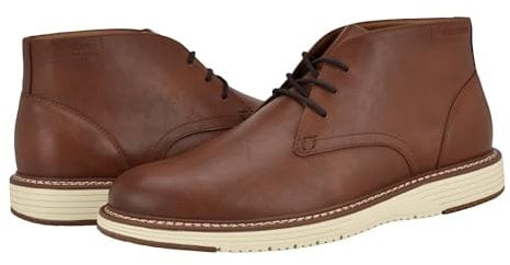 Tommy Hilfiger Stivali Harbin Chukka Uomo, Cognac, 44 EU