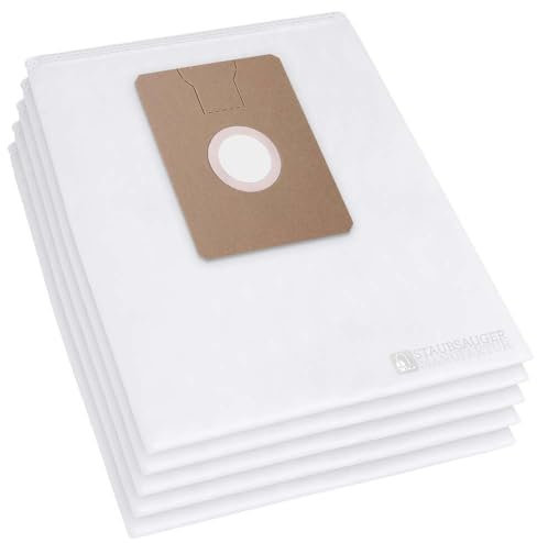PRIMEBAG - 5 Staubsaugerbeutel passend für Scheppach NTS30 Premium Nass-/Trockensauger - Qualität wie Staubklasse M - Mehrlagiges Vlies für Bestleistung beim Saugen