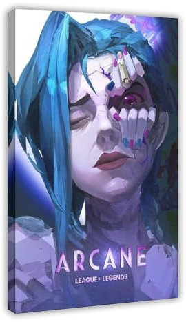 doegka Arcane Jinx Wandkunst, Leinwand-Poster, Schlafzimmerdekoration, Landschaft, Büro, Raumdekoration, Geschenk, 40 x 60 cm