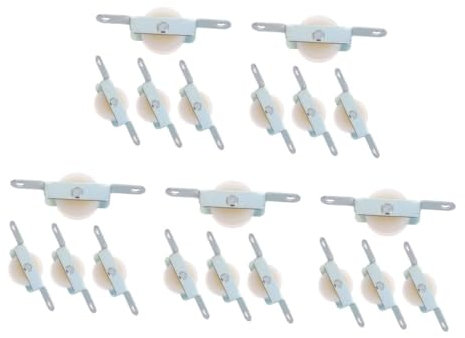 BESPORTBLE 5 Sätze Zubehör Für Outdoor-regenschirme Räder Für Möbeltüren Reparaturset Für Outdoor-regenschirme Rollen Für Glastüren Räder Für Schranktüren Screen-Door-ersatz Stahl 4er Pack*5