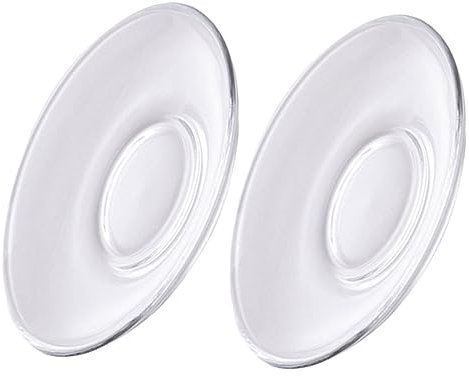 Cabilock 2pièces Lot De Sous-tasses Verre Transparent ø Supports De Tasse Pratiques Et Décoratifs Pour Protection De Table Adaptées Pour Maison Restaurant Salon De Thé