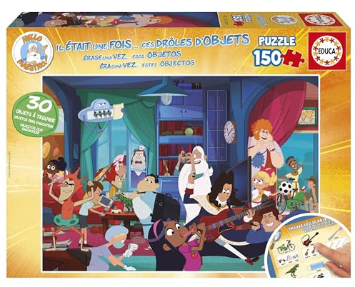 Educa - Kinderpuzzle Es war einmal | 150 Teile Suchpuzzle | Märchen Objekte Kinderpuzzle | ab 6 Jahren (20151)