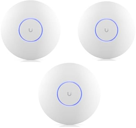 WiFi 6 Access Point Bundle – 3 Units with Mount Kits & Cables – Compatible with UniFi U6-Pro by Ubiquiti