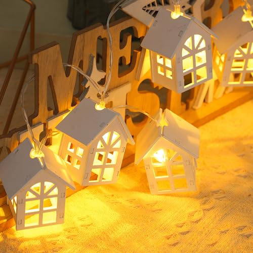 LED Lichterkette,Weihnachtsbeleuchtung 2M,Weihnachten Deko,Lichterkette Kinderzimmer,Weihnachtsdeko Innen,Beleuchtung Weihnachten,für Weihnachts Theme Fenster Schlafzimmer