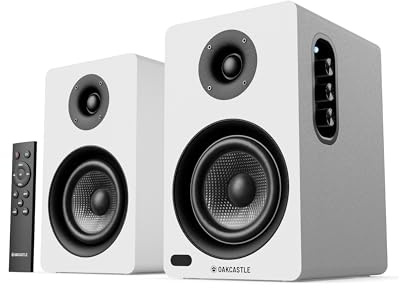 Oakcastle BK100 60W Casse Attive Amplificate Coppia con Bluetooth 5.4