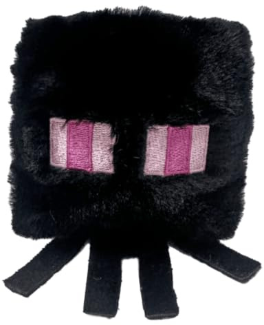 TY Beanie Clips Ender Dragon Black Floppy Clip Plüschtier Teddy - Sammlerstück Gefüllte Plushies - Kuscheltier für Kinder - Charakter Geschenk für Jungen und Mädchen