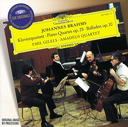 The Originals - Brahms: Klavierquartett Op.25/ Balladen Op.10