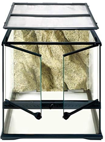 Exoterra Terrarium en Verre pour Reptiles et Amphibiens 45 x 45 x 45 cm