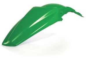Acerbis Rear Fender Green Compatible with Kawasaki KX250F 2009-2012/KX450F 2009-2011 - 2141700403