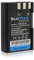 Batteria Blumax, compatibile con Nikon D3000, D40, D40x, D5000, D60, D 3000, 100% compatibile con la batteria originale en-el9, en-el 9, EN-EL9e, EN-EL9 e, EN-EL9a, EN-EL9 a (1000 mAh)