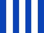 Streifenfahne blau / weiß Fahne Flagge Grösse 60x90cm