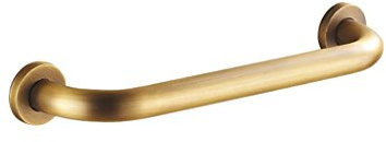 Safe Handrail Grab Bar Grab Rails Brass Wall Mounted Brushed Finish Safety Support Rail Elderly/Disabled Handrails Aid Hold for Toilet/Shower Bathroom Gold(3 Sizes) Bathroom Handle (Size : 35cm)