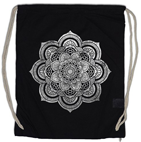 Urban Backwoods Flower Mandala II Turnbeutel Sporttasche