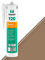 RAMSAUER 120 Neutral (Hellbraun) - 310ml Kartusche, Silikon Dichtstoff zur Versiegelung von Einscheiben-, VSG-, & Isoliergläsern, haftet auf Holz, Glas, Metall, witterungsbeständig, elastisch