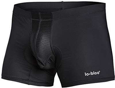 lobloo sous-vêtement Sportif de Protection Homme, sous-Coquille, La Coquille se met par-Dessus, Maintien serré et rembourré pour Une Protection Intime Ultime, Couleur : Noir