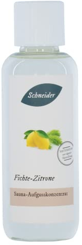 Saunabedarf Schneider Sauna Aufguss Konzentrat - Fichte, wohltuender Saunaaufguss & langanhaltendes Dufterlebnis mit naturreinen, ätherischen Öle, 250ml