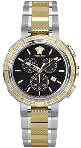 Versace Herren Armbanduhr V-Extreme PRO 46MM Chrono Armband VE2H00421