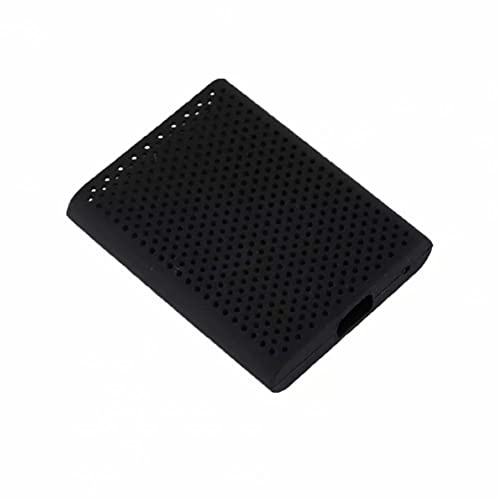 Weiches Silikon, stoßfest, HDD, Mobile Festplatte, Schutzhülle, Schutzhülle für Samsung T5 Zubehör (Schwarz)