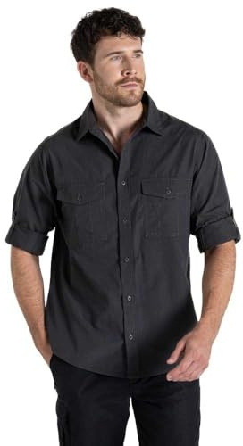 Craghoppers Herren Expert Kiwi Langarmshirt Hemd mit Button-Down-Kragen (1er Pack)