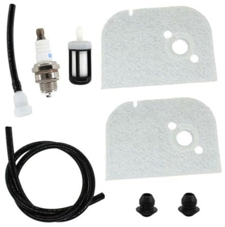 Luftfilter Kraftstofffilter Kraftstoffleitung Tülle Service Kit for STIHL 009 009L 010 011 012 Kettensäge mit Zündkerze Kraftstoffleitung